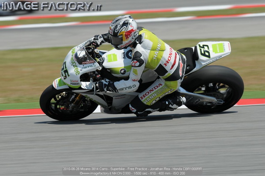 2010-06-26 Misano 3814 Carro - Superbike - Free Practice - Jonathan Rea - Honda CBR1000RR